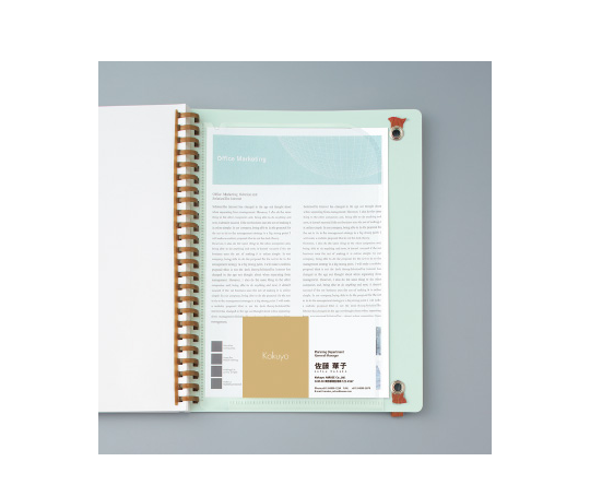 Sooofa - Agenda mensuel soft ring - Vert