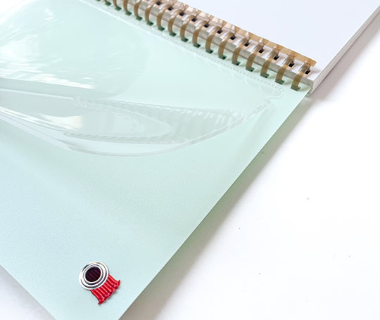 Sooofa - Agenda mensuel soft ring - Vert