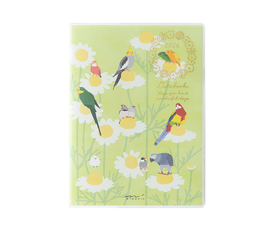 Midori - Agenda 2026 A6 - Oiseaux