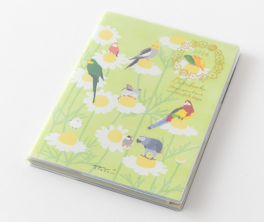 Midori - Agenda 2026 A6 - Oiseaux