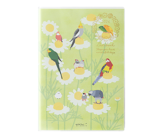 Midori - Agenda 2026 B6 - Oiseaux