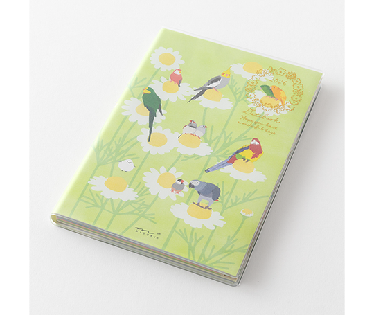 Midori - Agenda 2026 B6 - Oiseaux