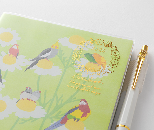 Midori - Agenda 2026 B6 - Oiseaux