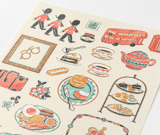 Midori - mini autocollants - Motifs United Kingdom