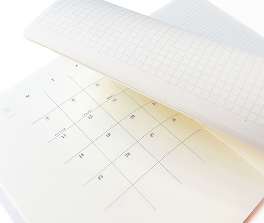 Midori MD Paper - agenda mensuel 2026 A5