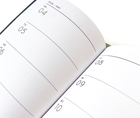 Agenda de poche 2026 - Ebony