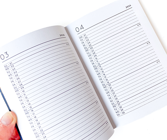 Agenda de poche 2026 - Lavender