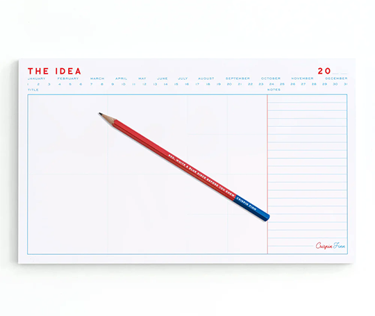 Crispin Finn - Bloc-notes "The Idea" + crayon