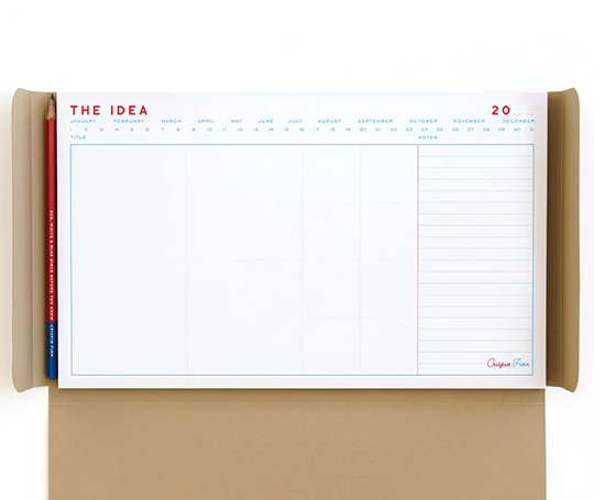 Crispin Finn - Bloc-notes "The Idea" + crayon