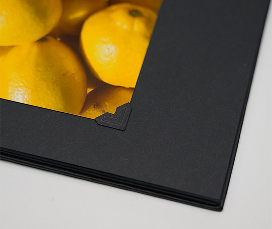 Coins photo couleur noir