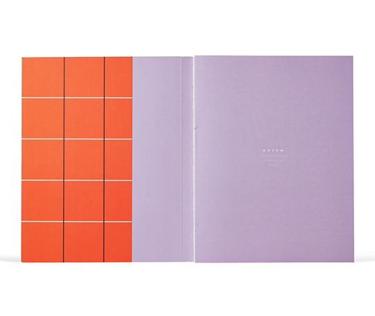 Notem - Carnet UMA - Orange Check - Large