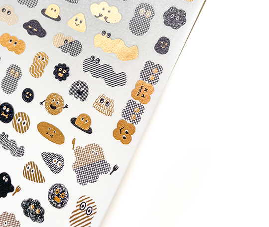 Midori - autocollants camouflage Yuru Log  - Mini monster