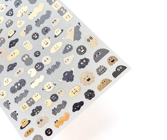 Midori - autocollants camouflage Yuru Log  - Mini monster