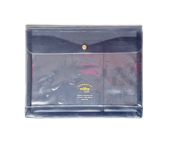 Pochette Nähe A5 - gris transparent