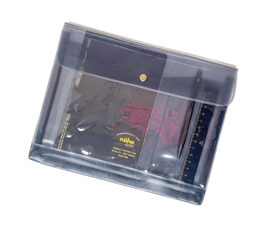 Pochette Nähe A5 - gris transparent