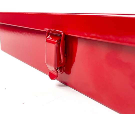 Boîte en métal - Rouge