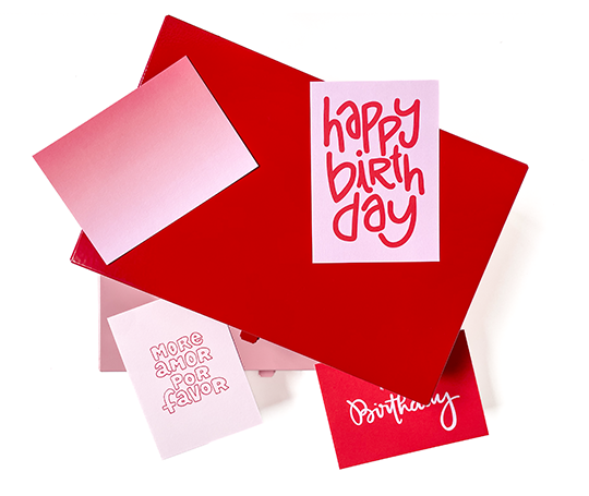 Boîte en métal - Rouge