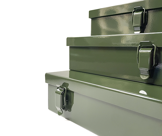 Boîte en métal - Olive