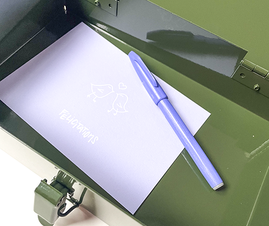 Boîte en métal - Olive