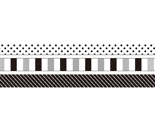 MT slim - washi tape 6 mm Deco noir&blanc