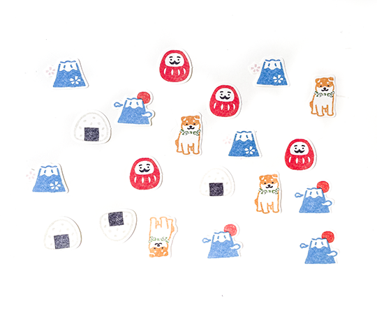 Autocollants "flake" - Japon