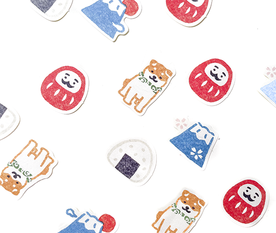 Autocollants "flake" - Japon