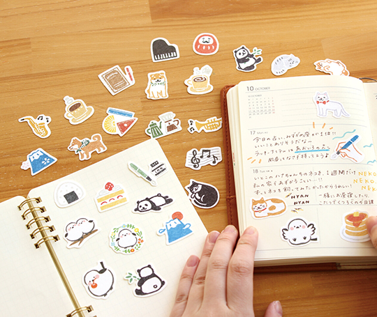 Autocollants "flake" - Japon