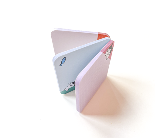 Mini notes adhésives - Chat