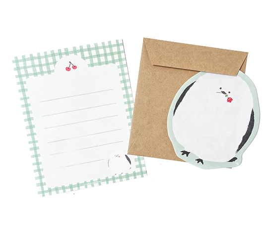 Petit set de papier à lettres - Mésange