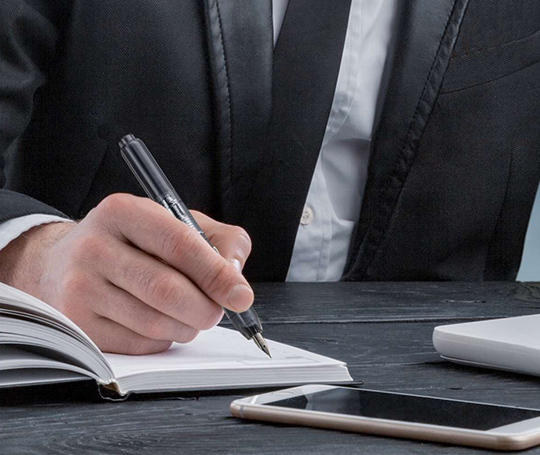 Platinum - stylo-plume Curidas - Graphite Smoke