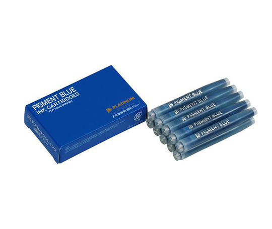 Platinum - Cartouches d'encre pigmentaire bleue