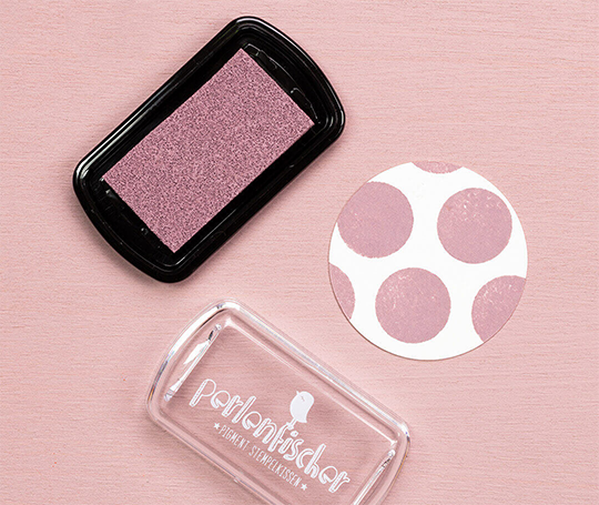 Tampon encreur - Velours (rose crépusculaire "dusk")