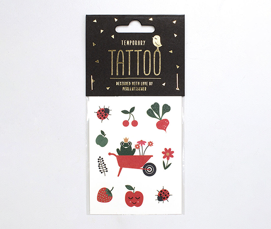 Mini tatouages éphémères - Au jardin