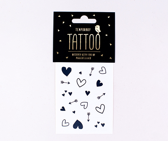 Mini tatouages éphémères - Coeurs