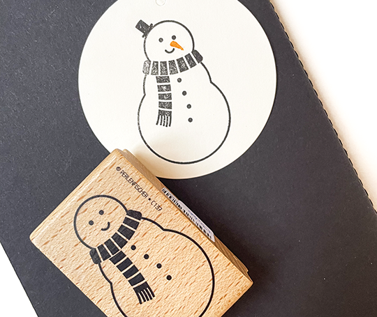 Cachet - Bonhomme de neige