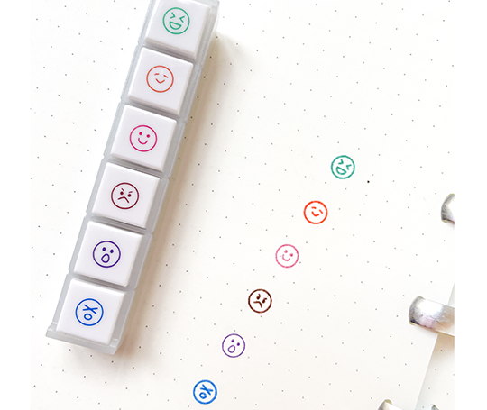 6 Cachets pré-encrés - Emotions