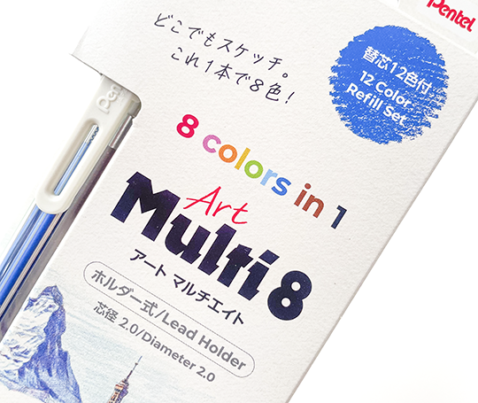 Multi8 - porte-mine à 8 couleurs en 1