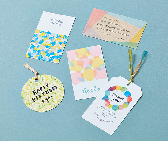 Bloc de feuilles autocollantes de papier washi - Plain colors