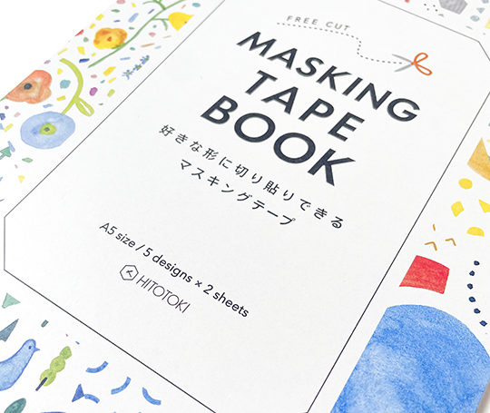 Bloc de feuilles autocollantes de papier washi - Motifs