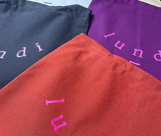 Tote bag Lundi 2025 - Rouille