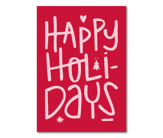 Carte - Happy Holidays 2026