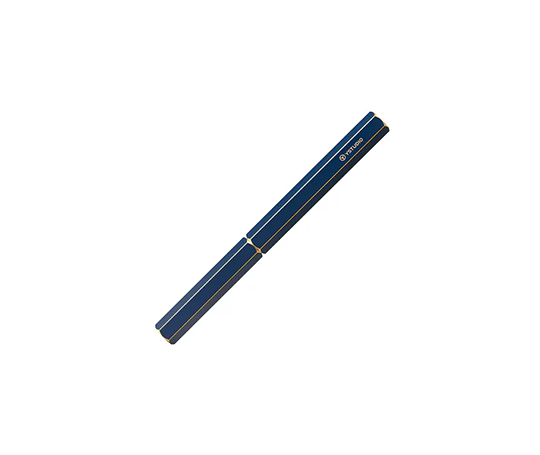 Ystudio stylo-plume en laiton - Bleu