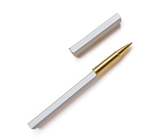 Ystudio roller en laiton - Blanc