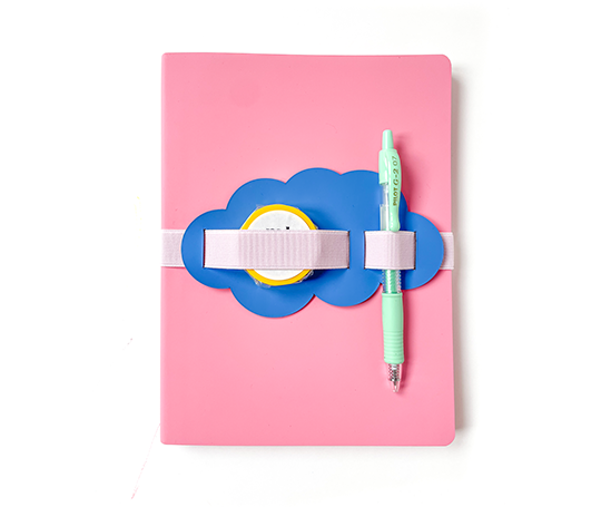 Carnet à couverture souple et élastique - Voyager Cloud