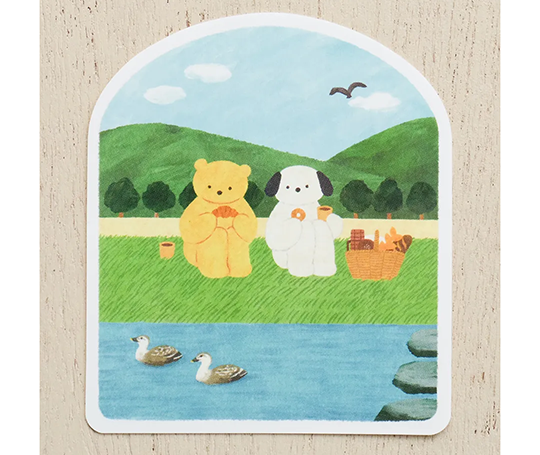 Autocollant vinyl - La rivière