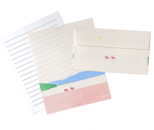 Ensemble de papier à lettres - Lakeside Taku Bannai