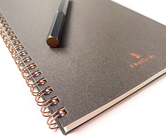 Carnet à spirale "The Executive" - Charcoal