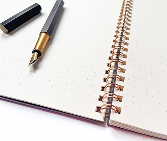 Carnet à spirale "The Executive" - Charcoal