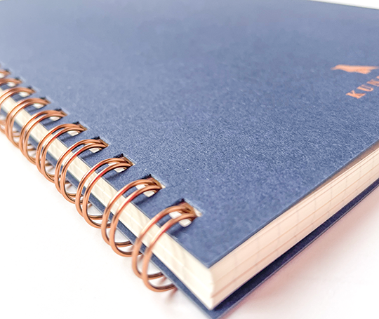 Carnet à spirale "Find" - Indigo