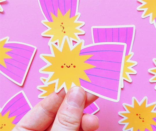 Autocollant Etoile Filante